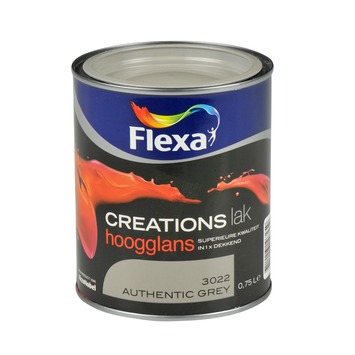 Flexa Creations Lak Authentic Grey Hoogglans 750 Ml GAMMA