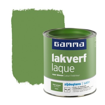 GAMMA GAMMA Lakverf Voor Binnen Kiwi Groen Zijdeglans 750 Ml Kopen