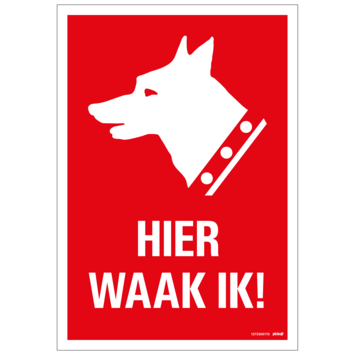 Gamma Pickup Combibord X Cm Hier Waak Ik Kopen Stickers