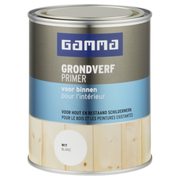 GAMMA Grondverf Voor Binnen 750 Ml Wit GAMMA