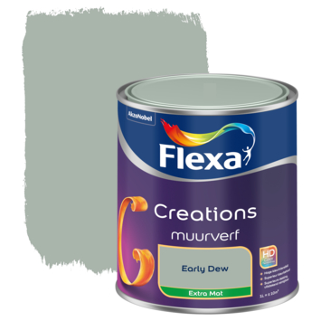 GAMMA Flexa Creations Muurverf Early Dew Extra Mat 1 Liter Kopen