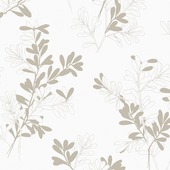 Vliesbehang Natuur wit-taupe 32-600