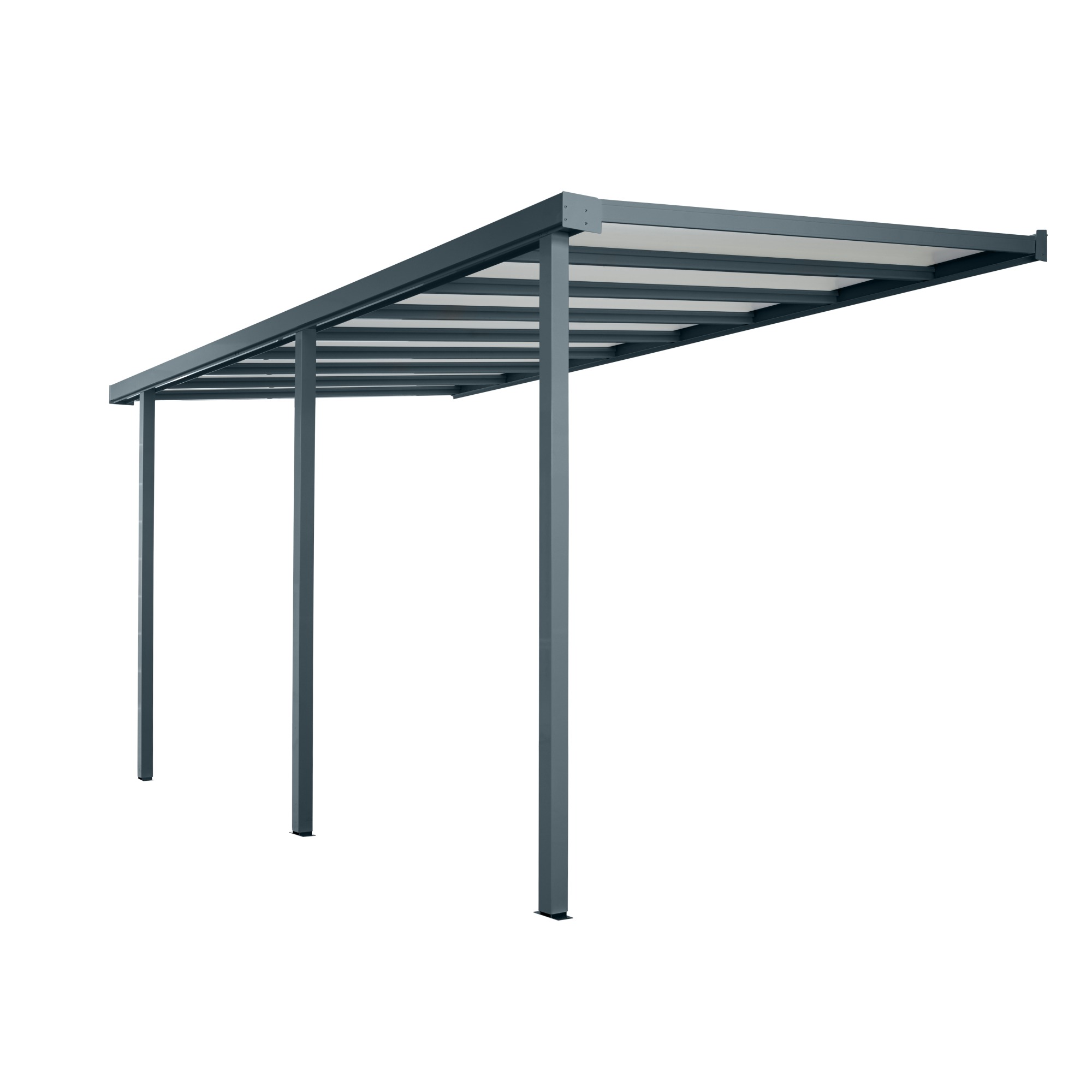 Bruynzeel Terrasoverkappingcarport Antraciet 488X260 bruynzeel kopen in de aanbieding