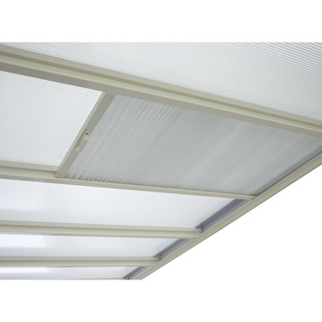 Bruynzeel plissé zonnescherm t.b.v. terrasoverkapping wit 360x60 cm