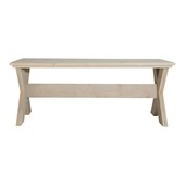 Eettafel Ingeburg zand steigerhout 95 x 200 cm