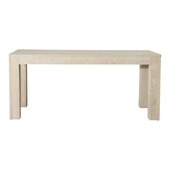 Eettafel Liefburg zand steigerhout 95 x 200 cm