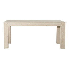 Eettafel Liefburg zand steigerhout 76 x 180 cm