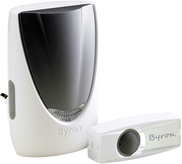 Byron Draadloze Deurbel Plug In Met Flitslicht By216Fe byron kopen in de aanbieding