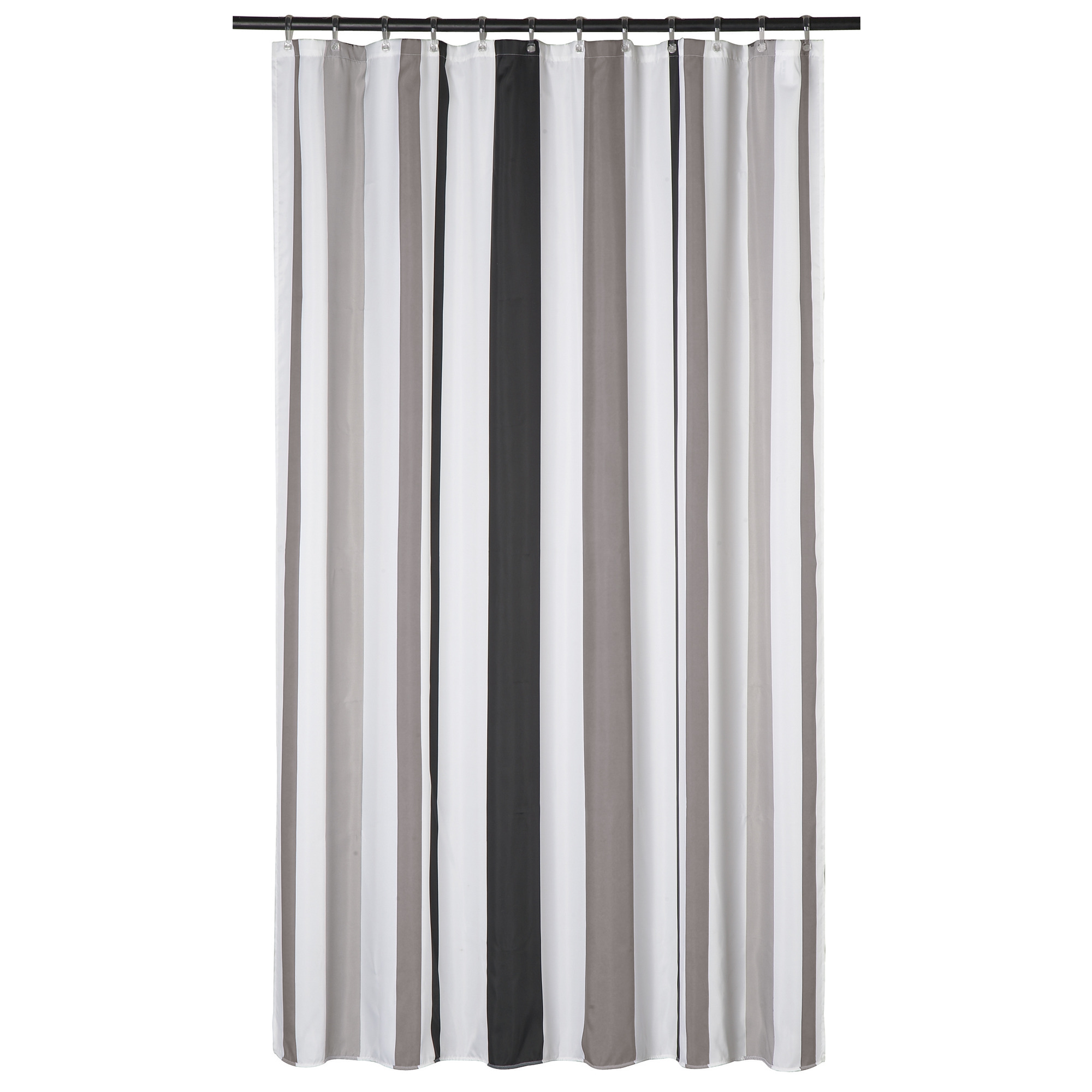 Gamma Douchegordijn Paris Grijs 200X180 gamma kopen in de aanbieding