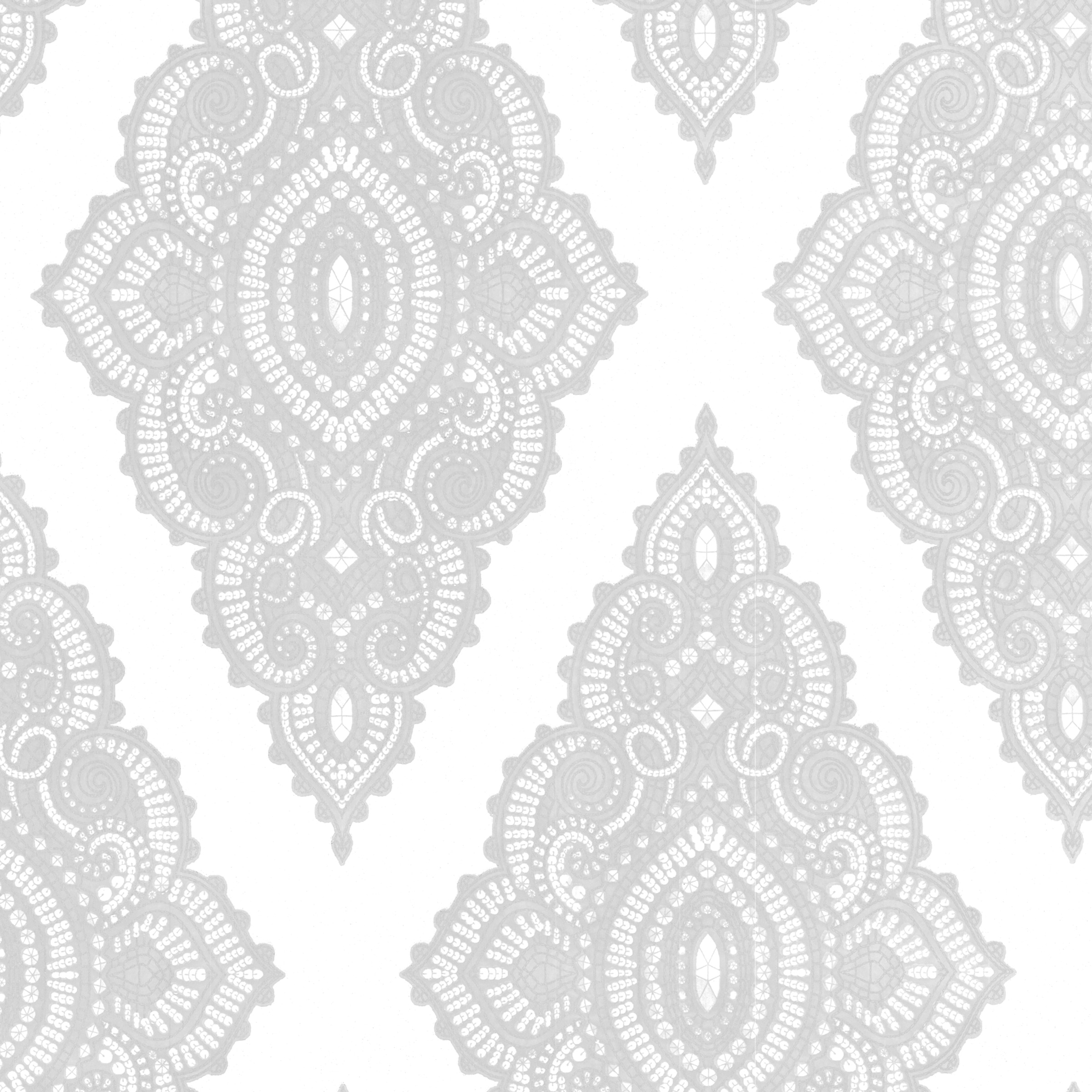 Julien Macdonald Vliesbehang Juweel Parel Zilver 31 165 julien macdonald kopen in de aanbieding