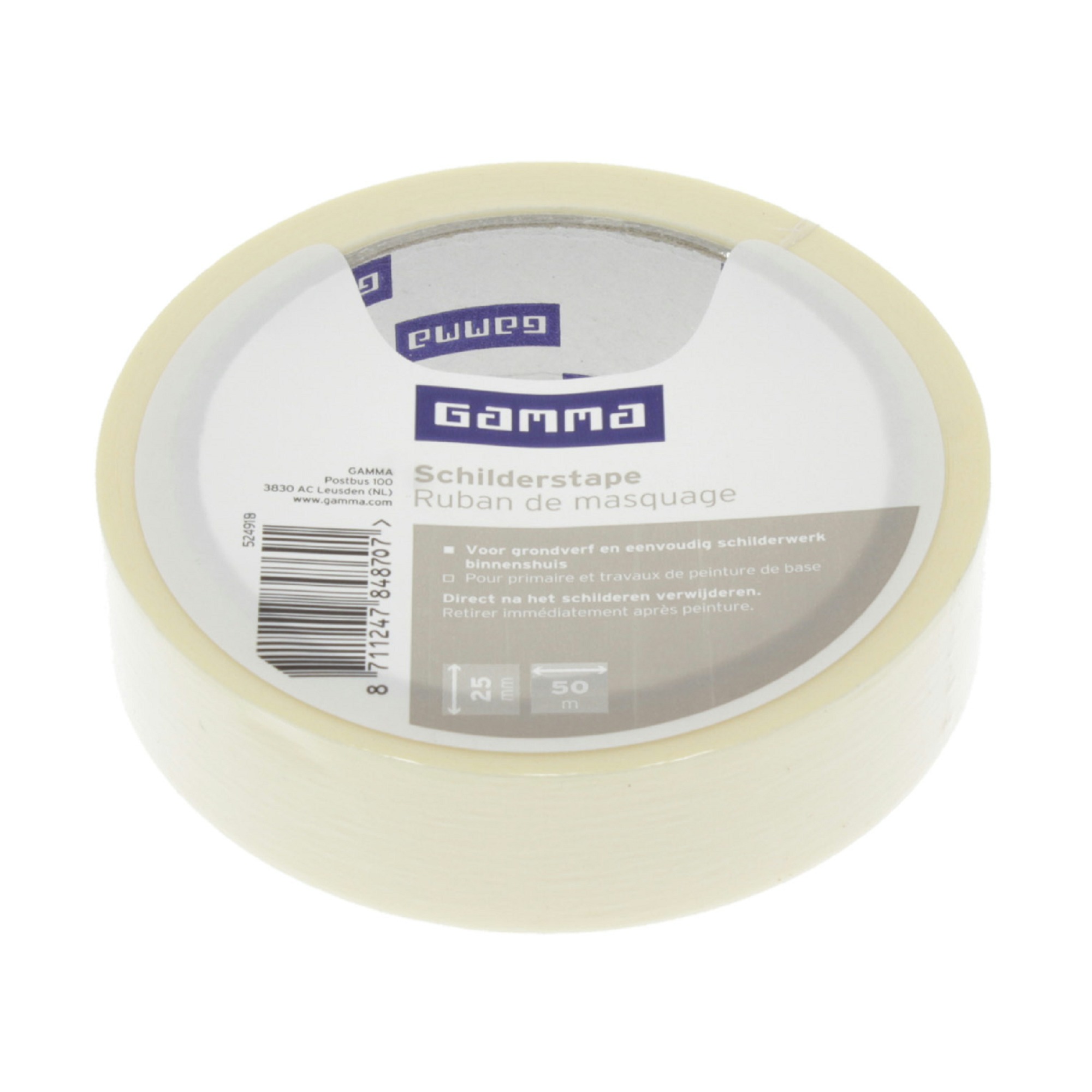 Gamma Schilderstape 25 Mm 50 Meter gamma kopen in de aanbieding