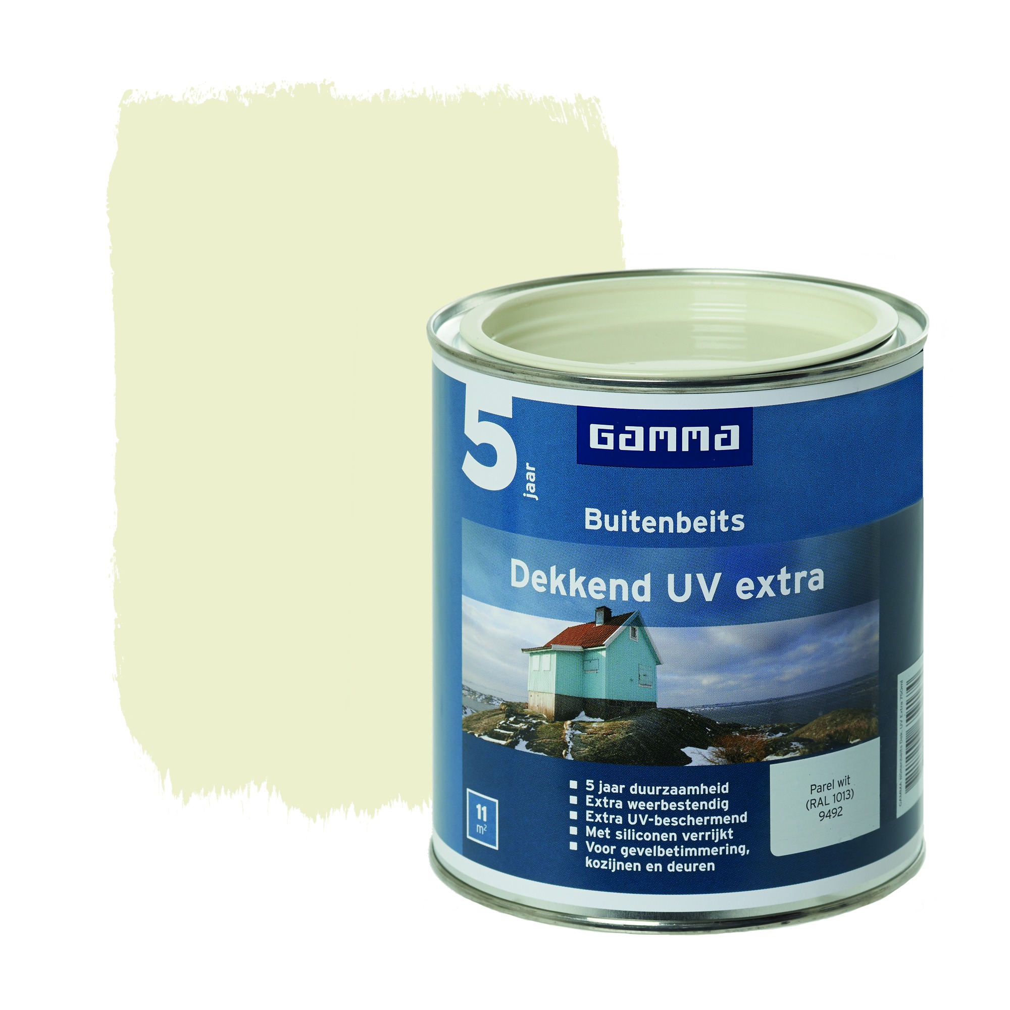 Gamma Beits Extra Dekkend 750Ml 9492 Parel Wit gamma kopen in de aanbieding