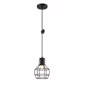 GAMMA hanglamp Miran zwart Ø14.5 cm 