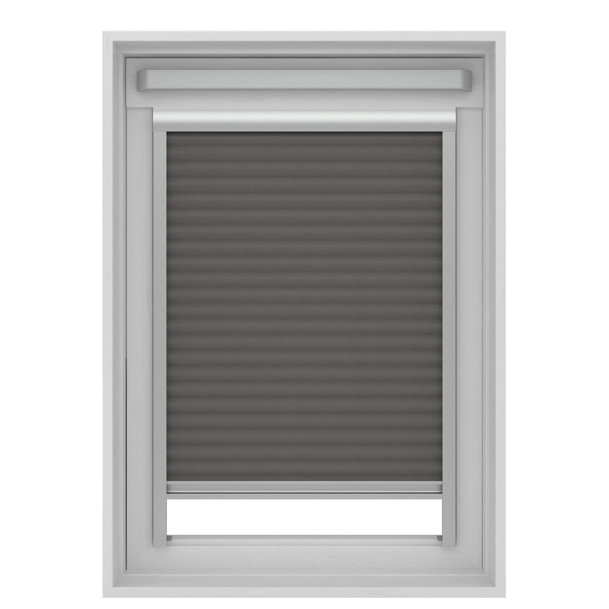 Gamma Dakraam Plisse Verduisterend 7101 Grijs 94X160 gamma kopen in de aanbieding