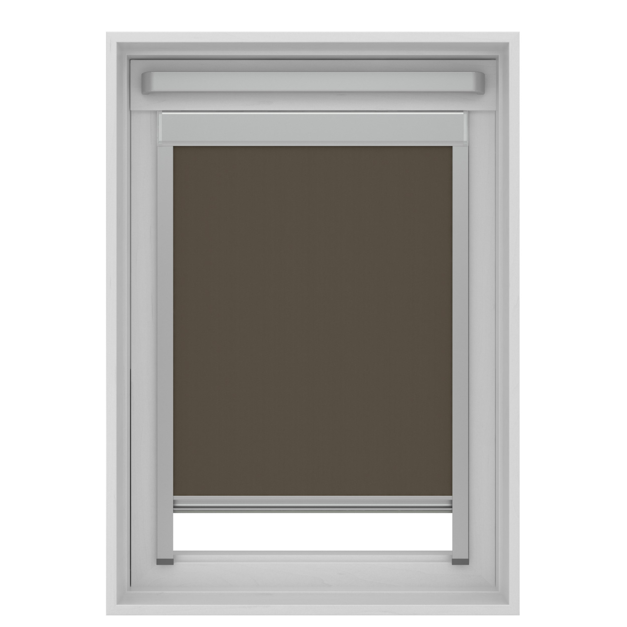 Gamma Dakraam Rolgordijn Velux 7007 Bruin 134X98 gamma kopen in de aanbieding