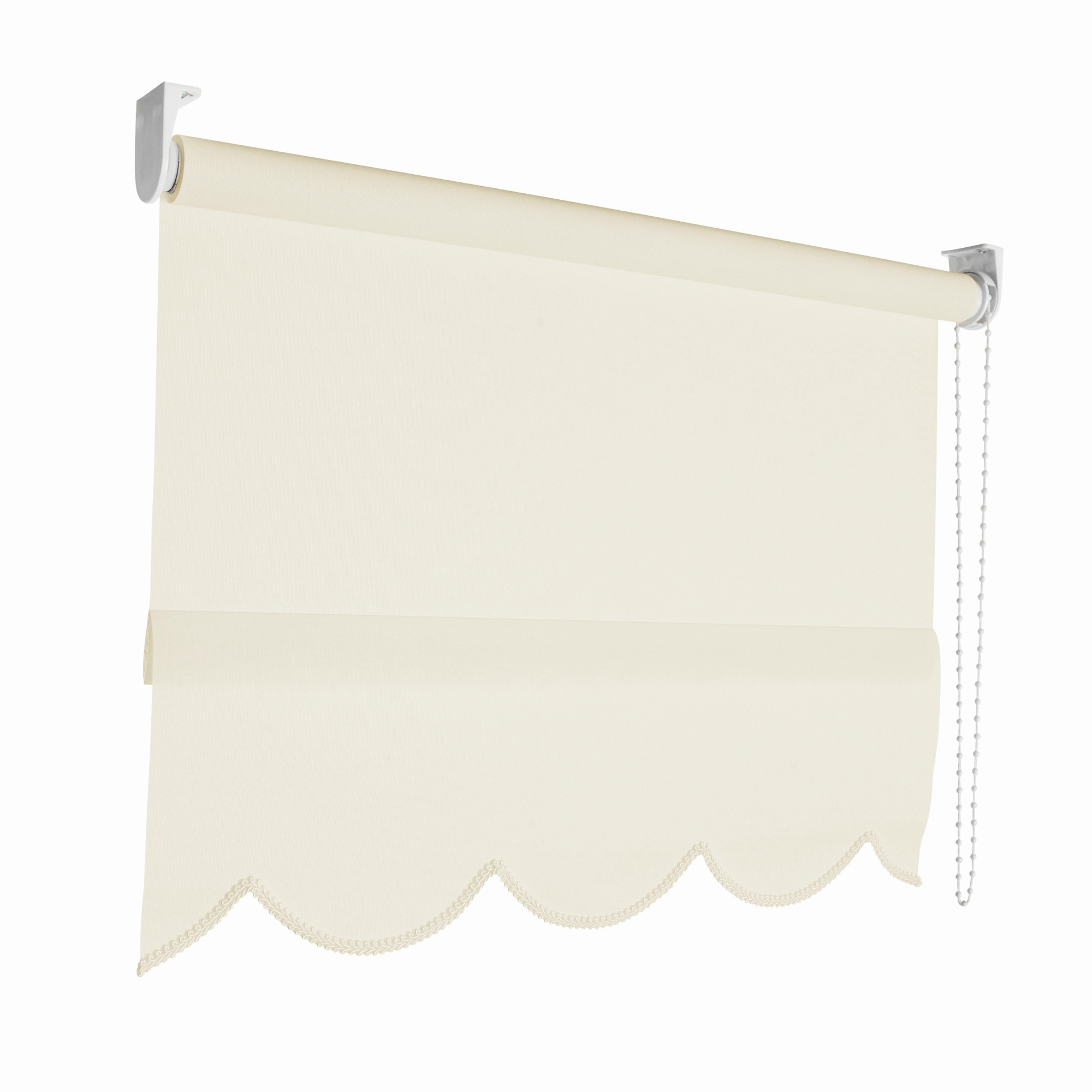 Gamma Rolgordijn Uni Schulp S24 Lichtdoorlatend 490S Ecru 90X180 gamma kopen in de aanbieding