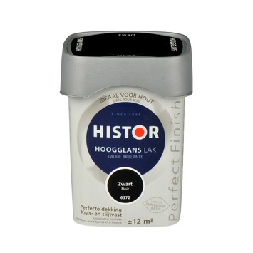 Histor Perfect Finish lak zwart hoogglans 750 ml