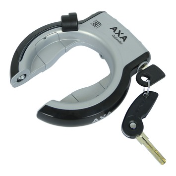 AXA ringslot ring defender silver / black mudguard