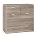 Kim ladekast gelamineerd spaanplaat truffel eiken 83x78x39 cm