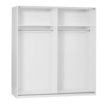 Zweefdeurkast Alpha grijs eiken 150 cm