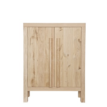Oslo opbergkast eiken 140x106x37 cm