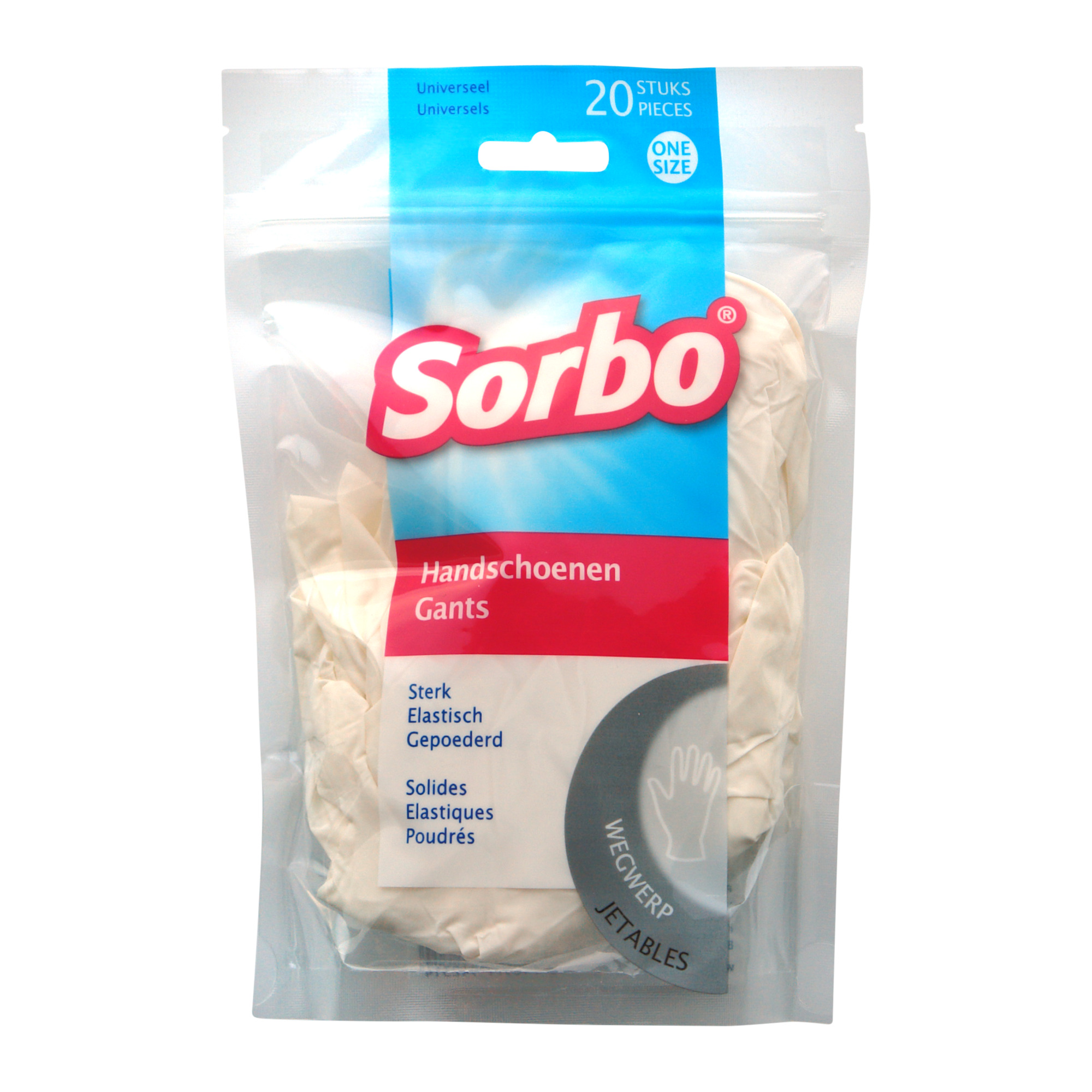 Sorbo Wegwerphandschoenen Latex 20 Stuks sorbo kopen in de aanbieding