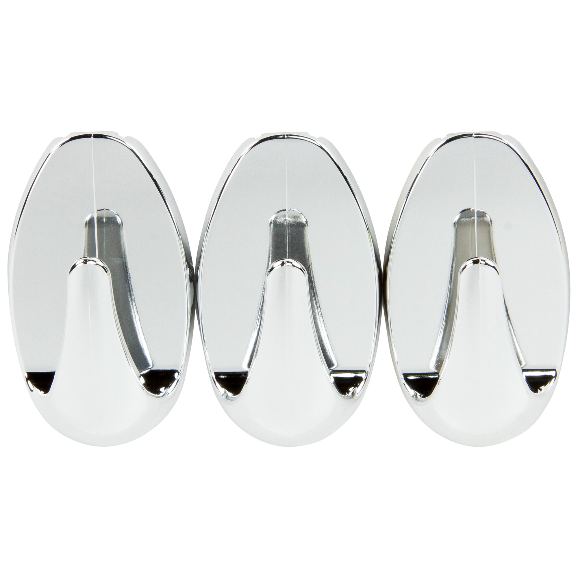 Tesa Powerstrip Ovaal Klein Chroom tesa kopen in de aanbieding