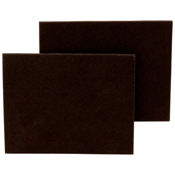 Tesa vilt 8x10cm bruin 2 stuks