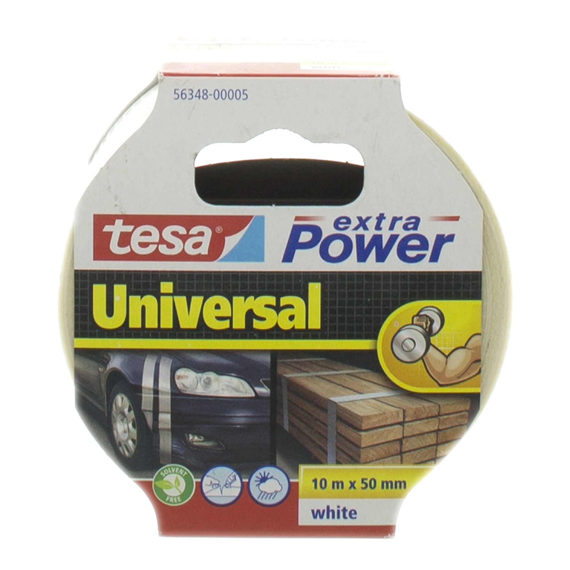 Tesa Universal Tape 50 Mm 10 Meter Extra Power Wit tesa kopen in de aanbieding