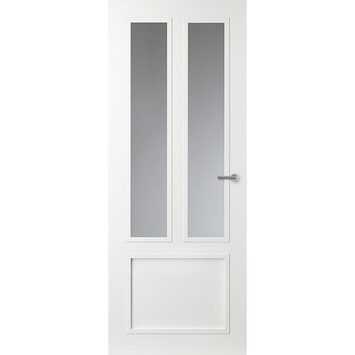 Verbaasd betalen radioactiviteit GAMMA | Binnendeur GM01 opdek met blank glas linksdraaiend 93X211,5 cm  kopen? 