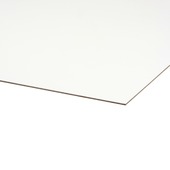 MDF 1-zijdig wit gelakt 244x122cm 2,8mm