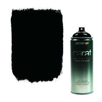 Gamma Carat Spuitlak Jet Black 400 Ml Kopen Spuitbus Verf