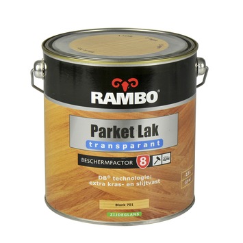 Rambo parketlak kleurloos zijdeglans 2,5 liter