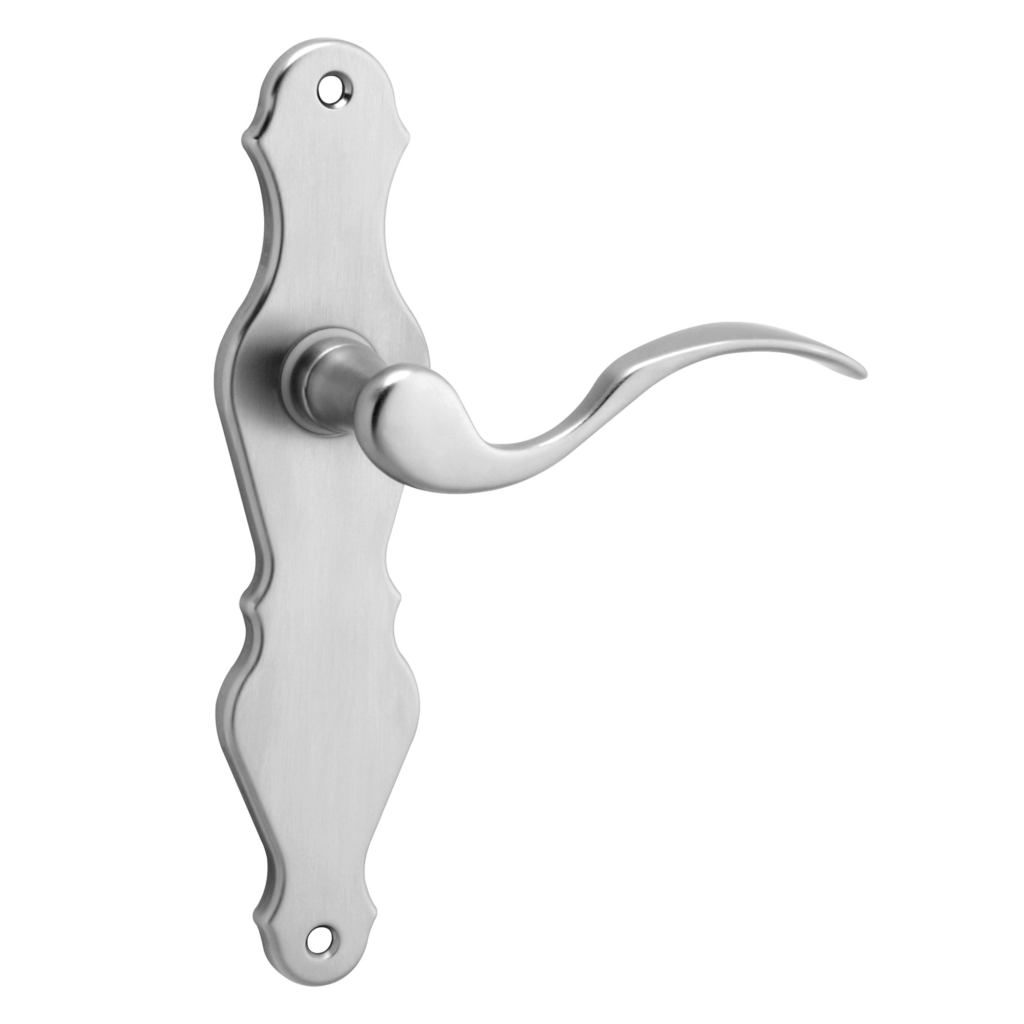 Urfic Deurkrukset Lepel Langschild Blind Messing Mat Nikkel urfic kopen in de aanbieding