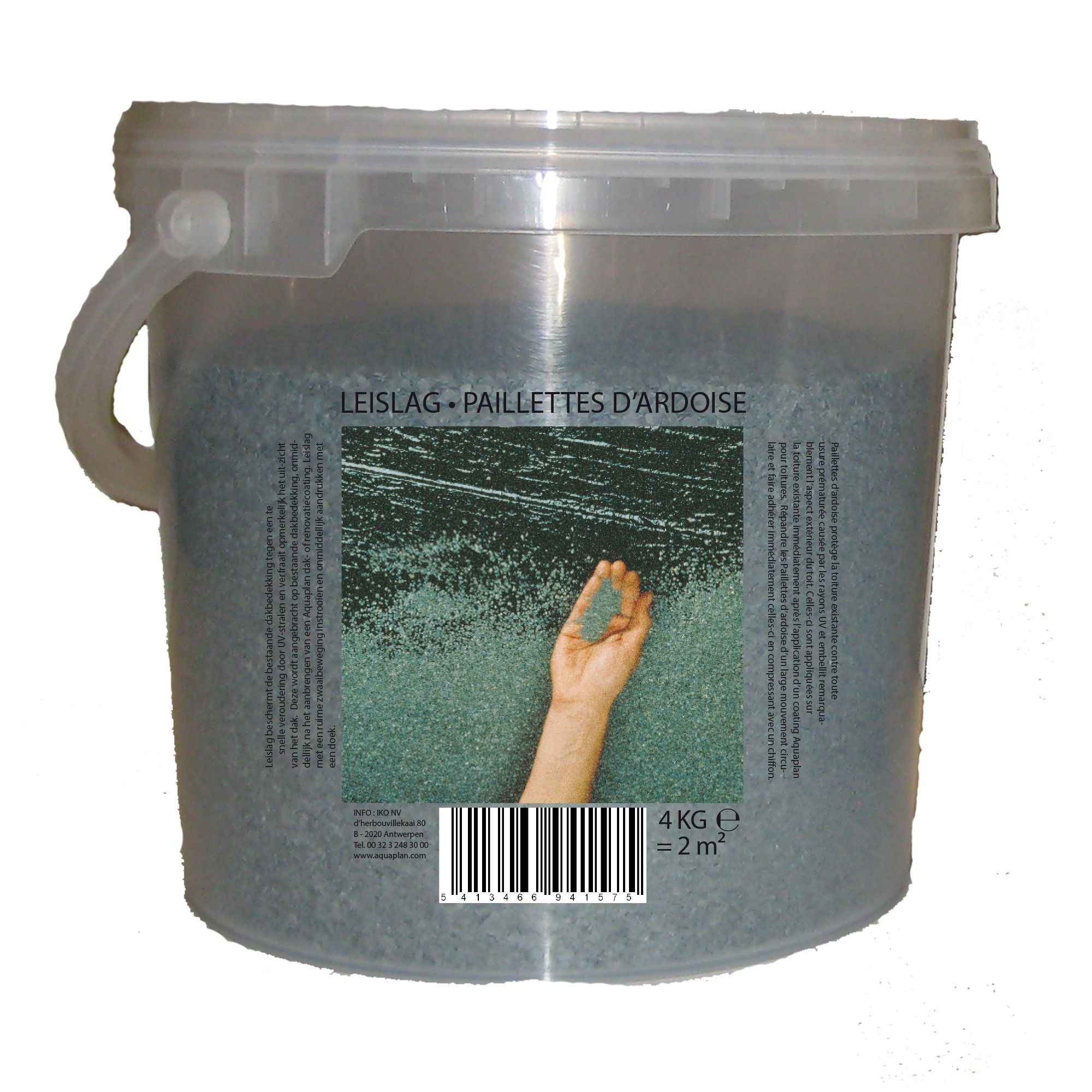 Aquaplan Leislag Grijsgroen 4 Kg 2 M aquaplan kopen in de aanbieding