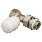 Levica radiatorkraan rechts manueel 1/2"