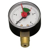 Levica manometer verwarming CV 0-4 bar