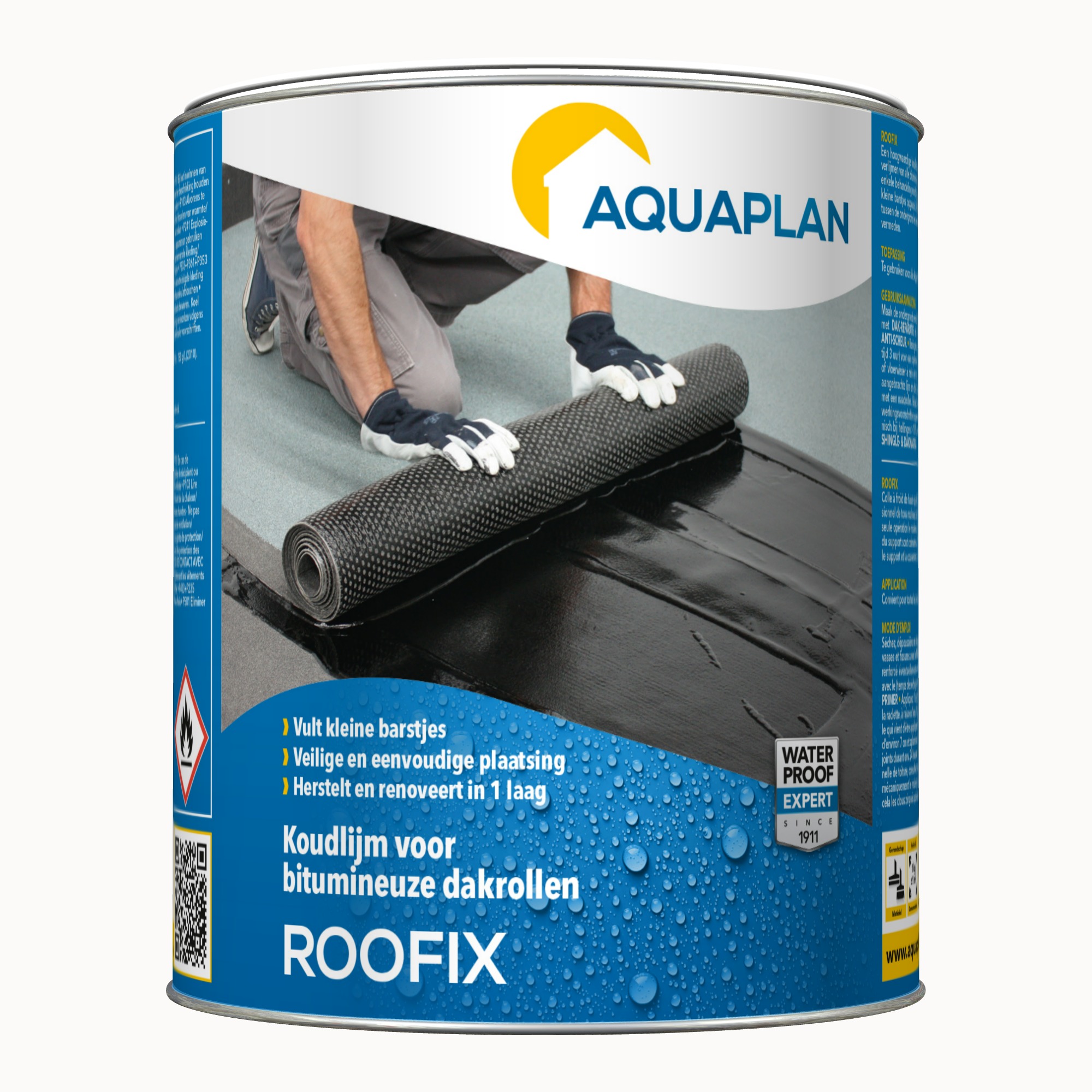 Aquaplan Roofix Koudlijm 1 Liter aquaplan kopen in de aanbieding