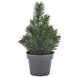 Kerstboom plastic groen diverse kleuren