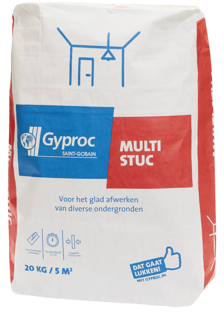 Gyproc Multi Stuc 20 Kg gyproc kopen in de aanbieding