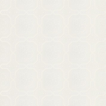 Vliesbehang  Tegel wit 100026