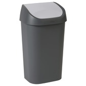 Curver Mistral Swing Prullenbak antraciet 50 liter