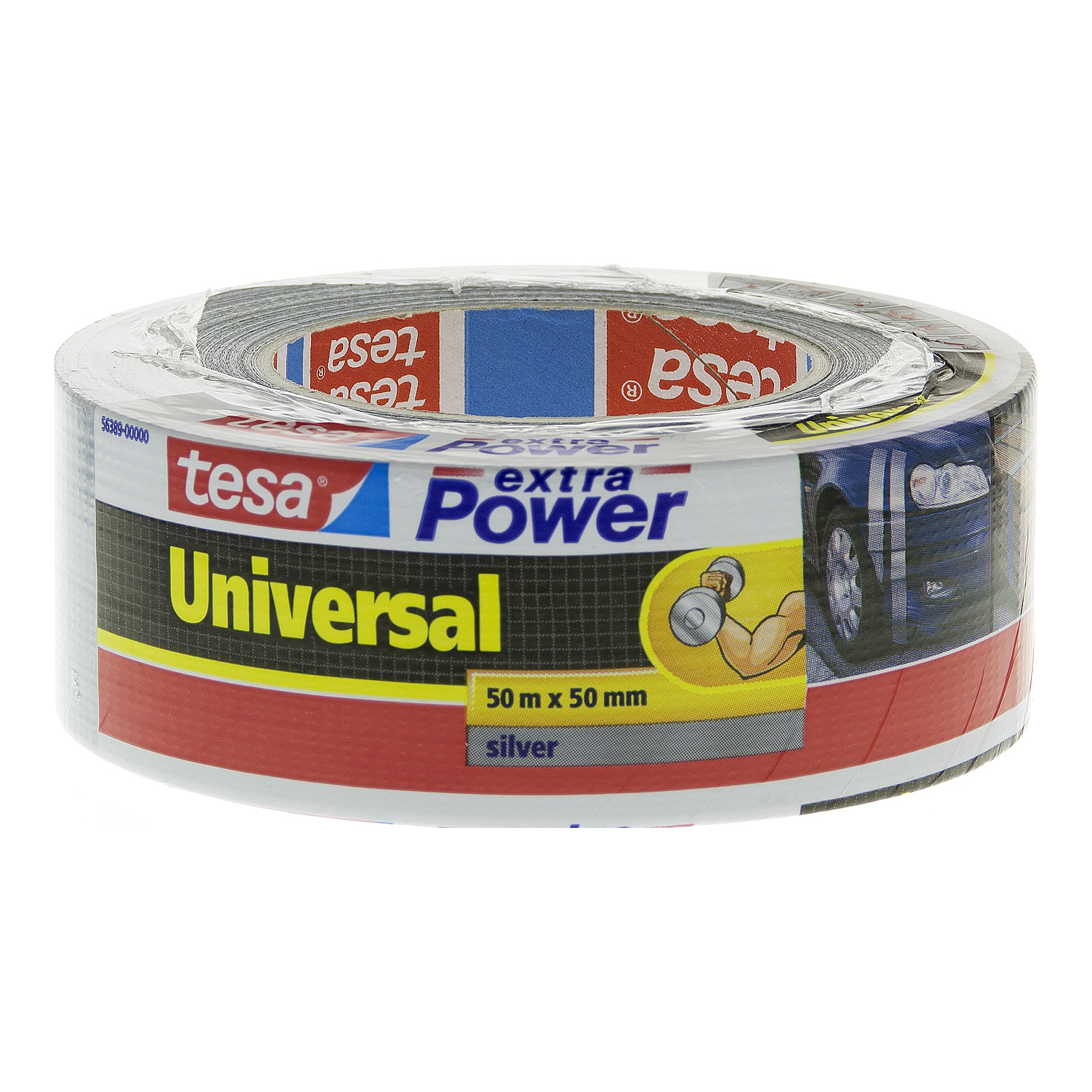 Tesa Ducttape 50 Mm 50 Meter Extra Power Zilver tesa kopen in de aanbieding