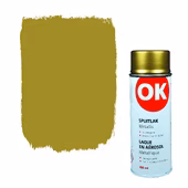 OK spuitlak metallic goud 400 ml