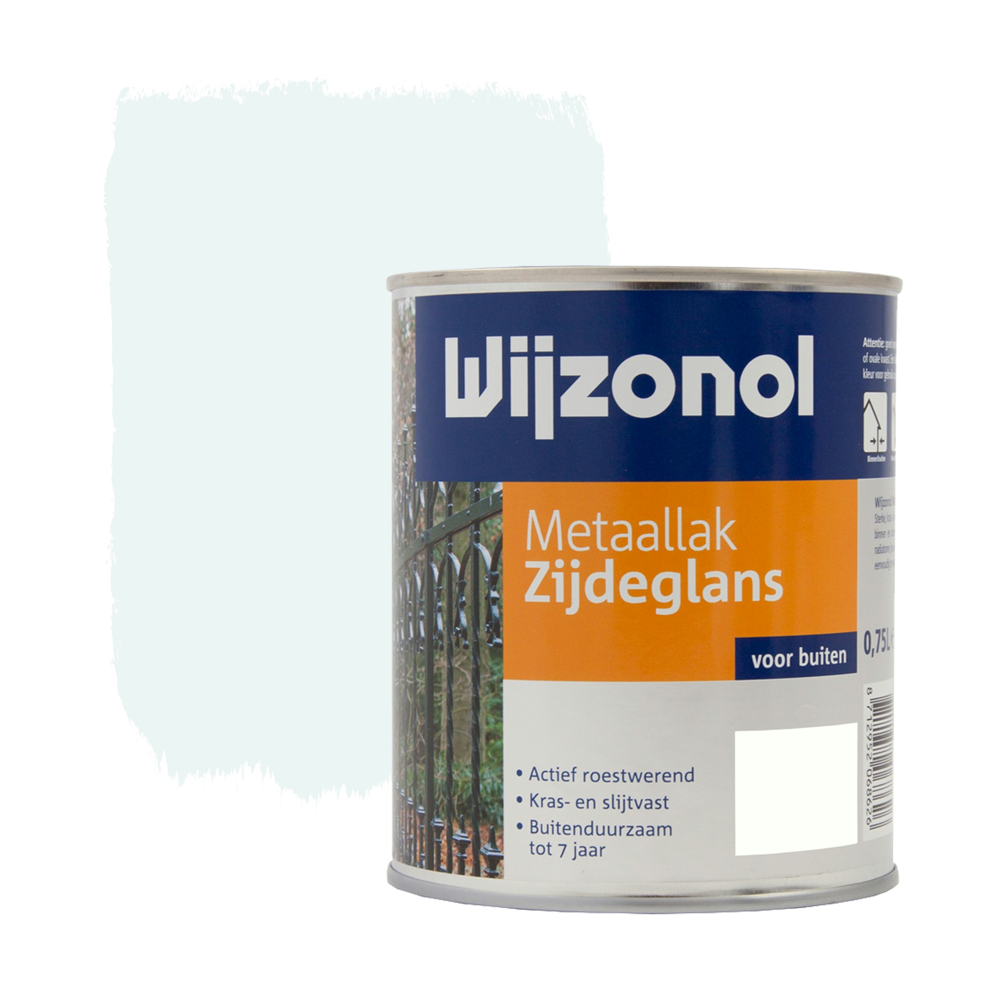 Wijzonol Metaallak Ijswit Zijdeglans 750 Ml wijzonol kopen in de aanbieding