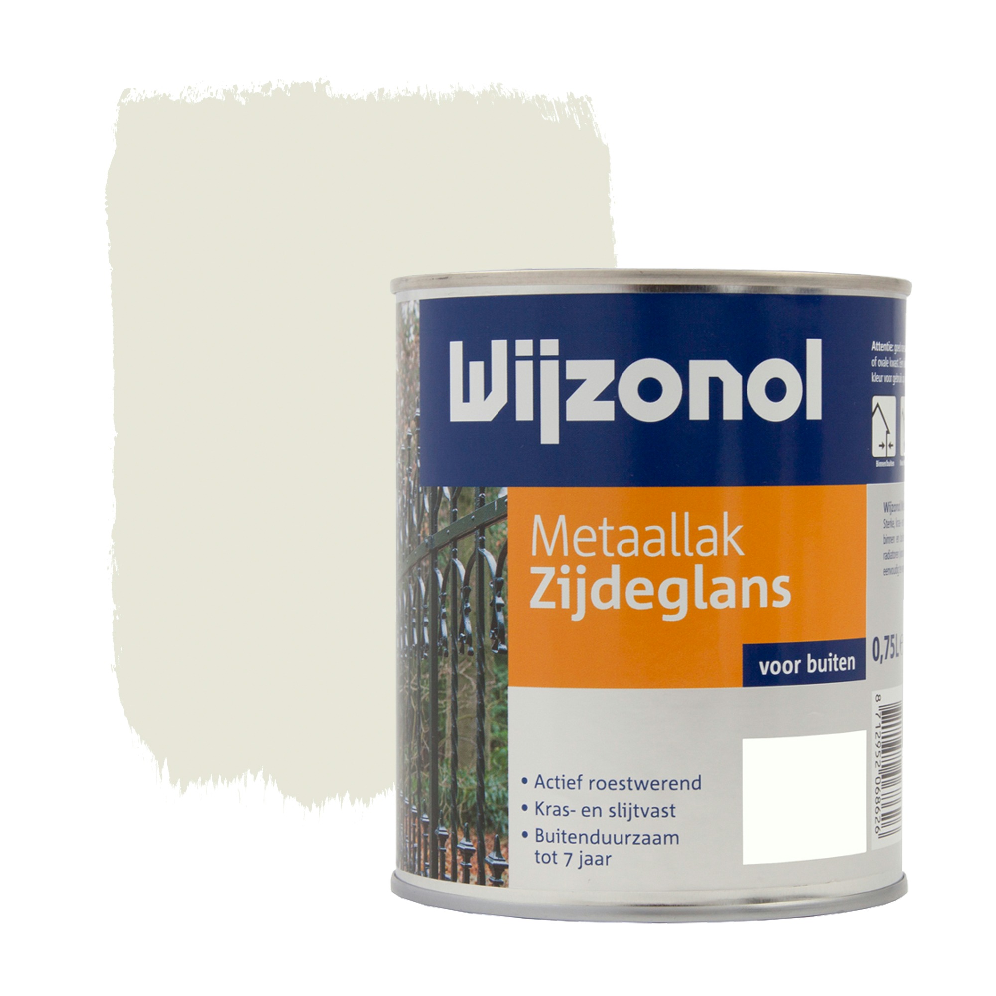 Wijzonol Metaallak Roomwit Zijdeglans 750 Ml wijzonol kopen in de aanbieding