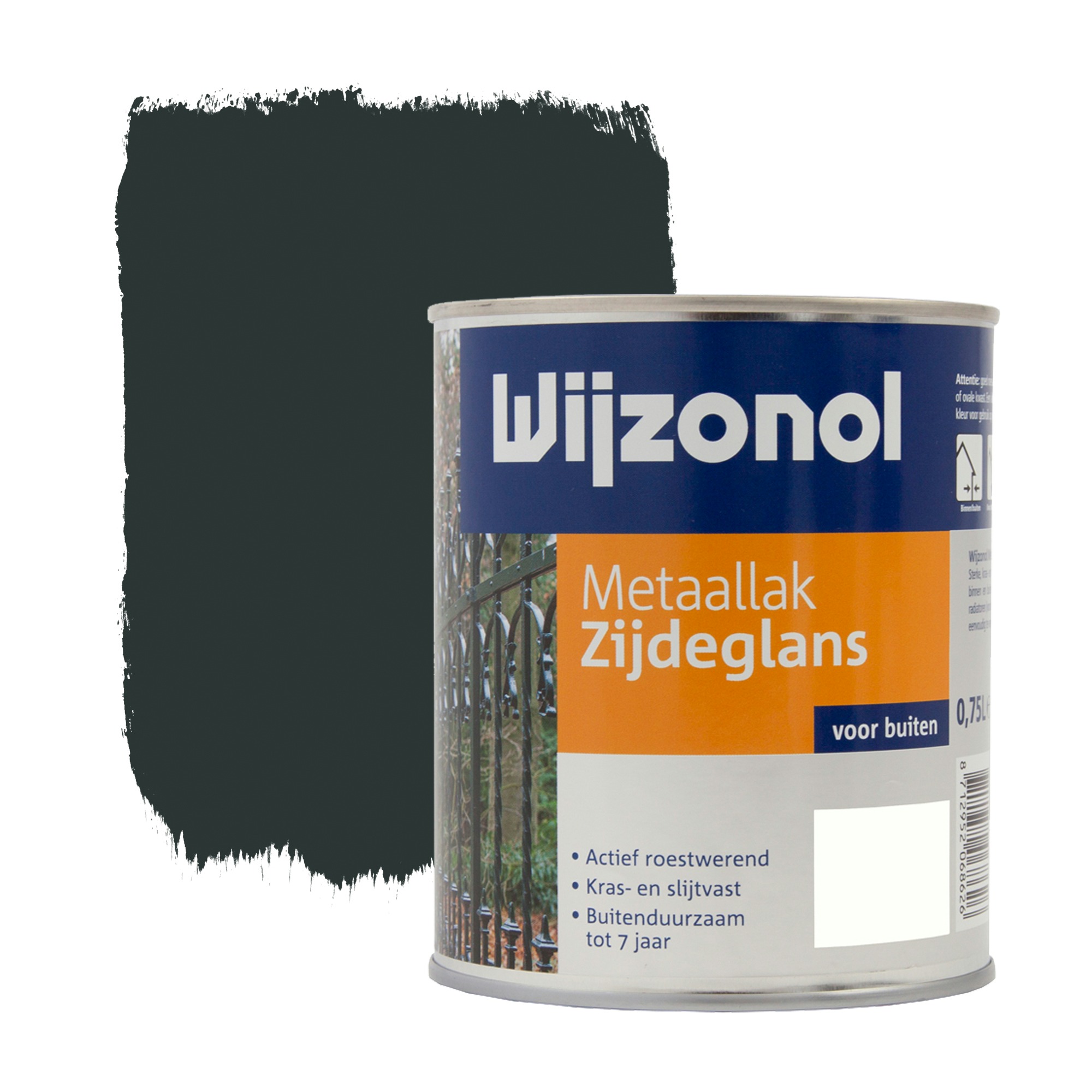 Wijzonol Metaallak Antiekgroen Zijdeglans 750 Ml wijzonol kopen in de aanbieding