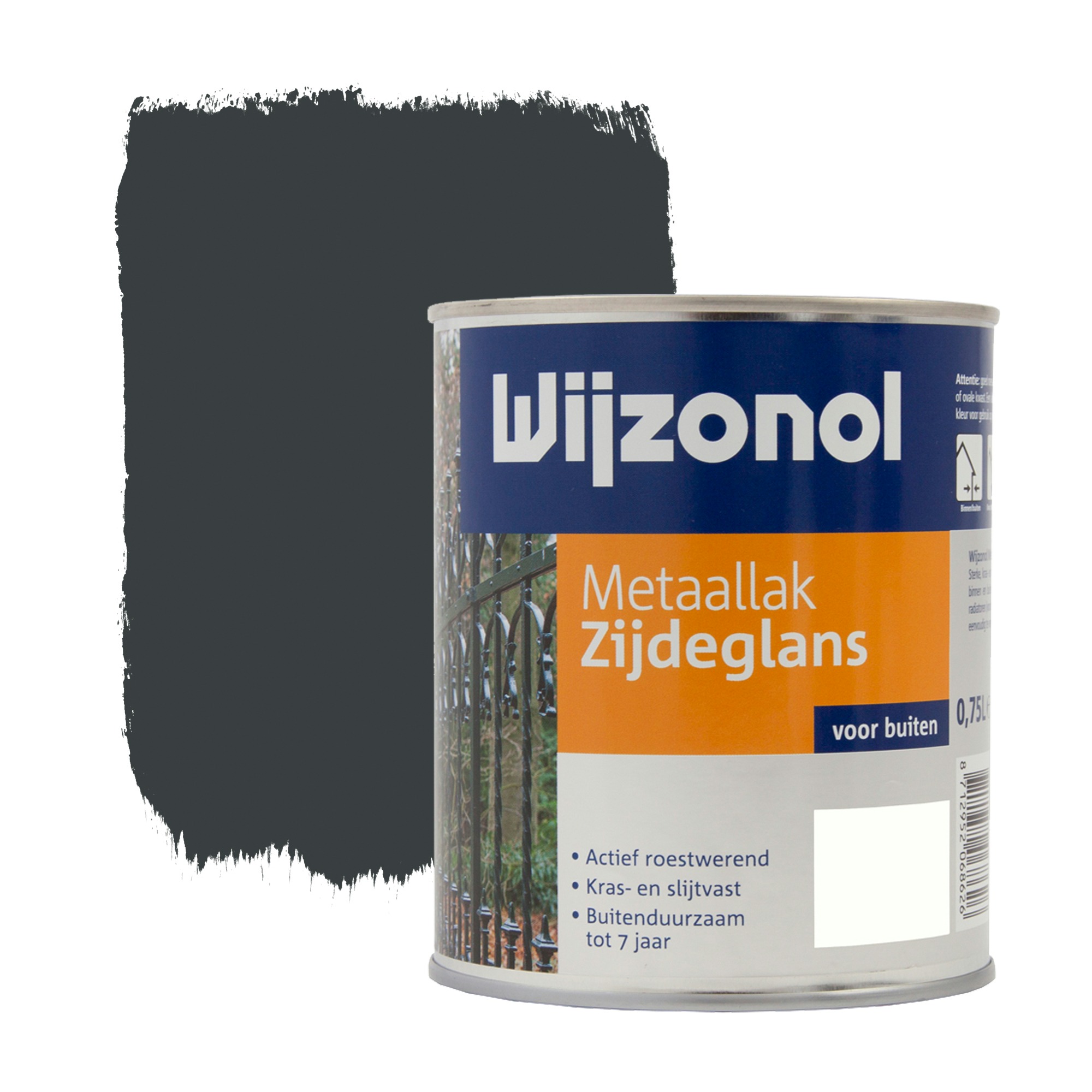 Wijzonol Metaallak Antraciet Zijdeglans 750 Ml wijzonol kopen in de aanbieding