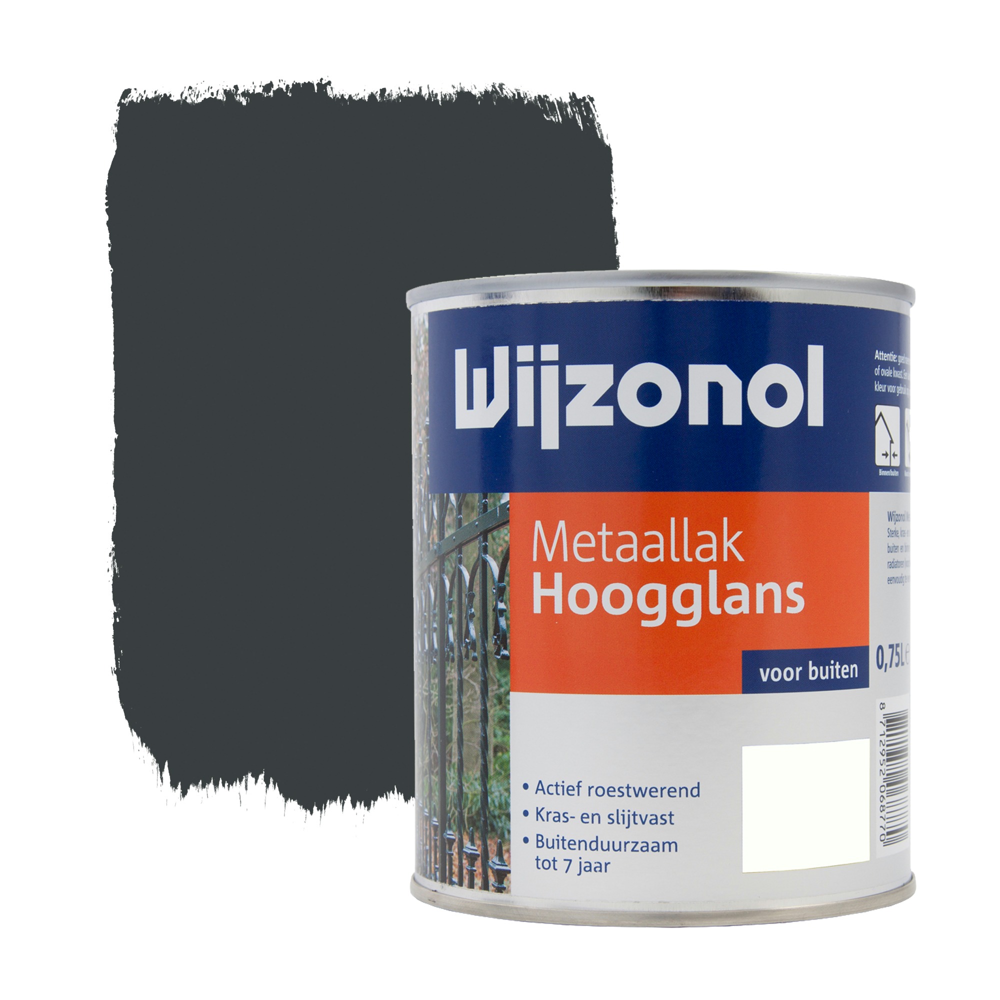 Wijzonol Metaallak Antraciet Hoogglans 750 Ml wijzonol kopen in de aanbieding