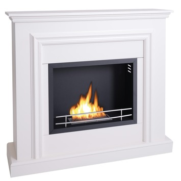 Livinflame schouwombouw Innsbruck wit 110x95 cm
